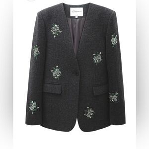 SELFWHO embroidered blazer